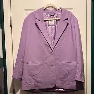 Abercrombie & Fitch Purple Blazer